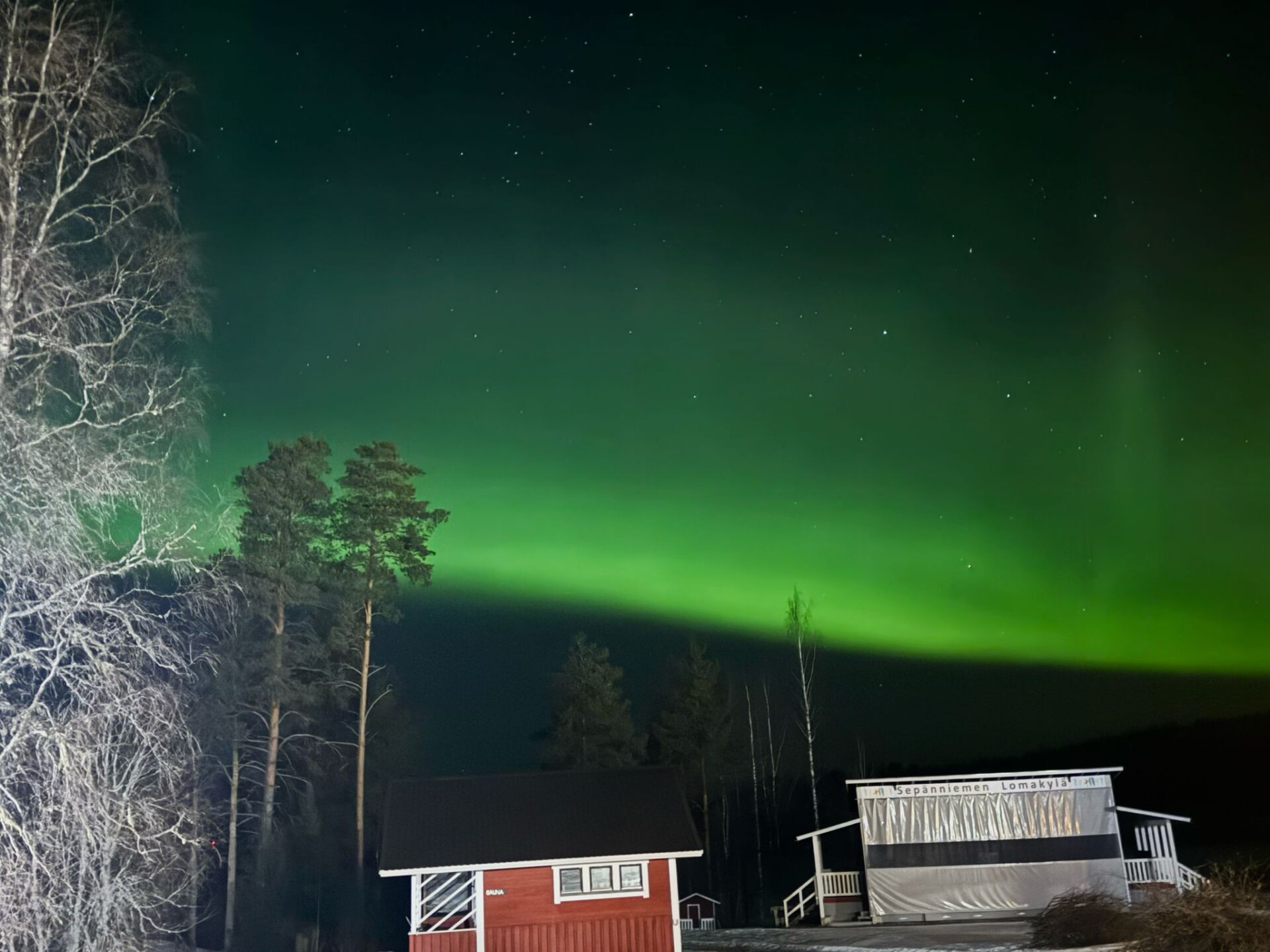 Revontulet Sepanniemessa